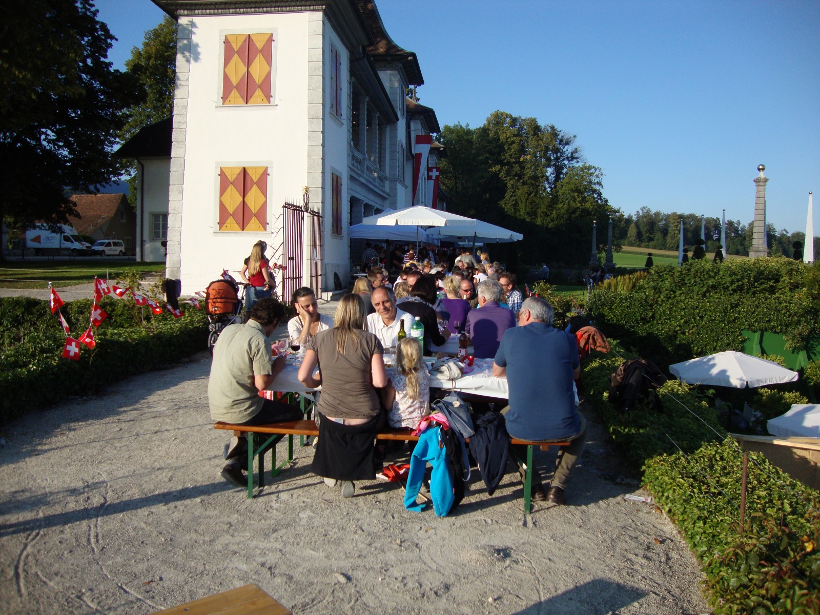 Traumhaftes Wetter an der Augustfeier