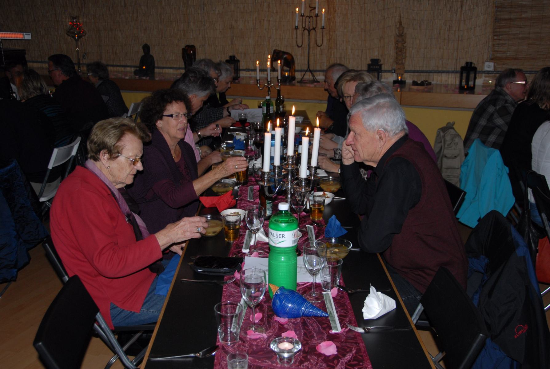Essen mit unseren Gönnern am 16. November 2013