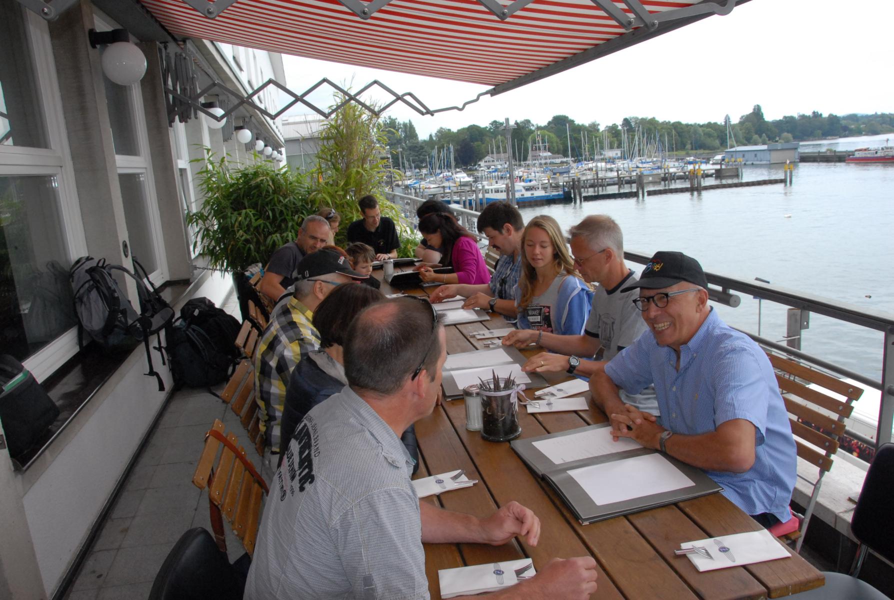 Mittagessen in Friedrichshafen