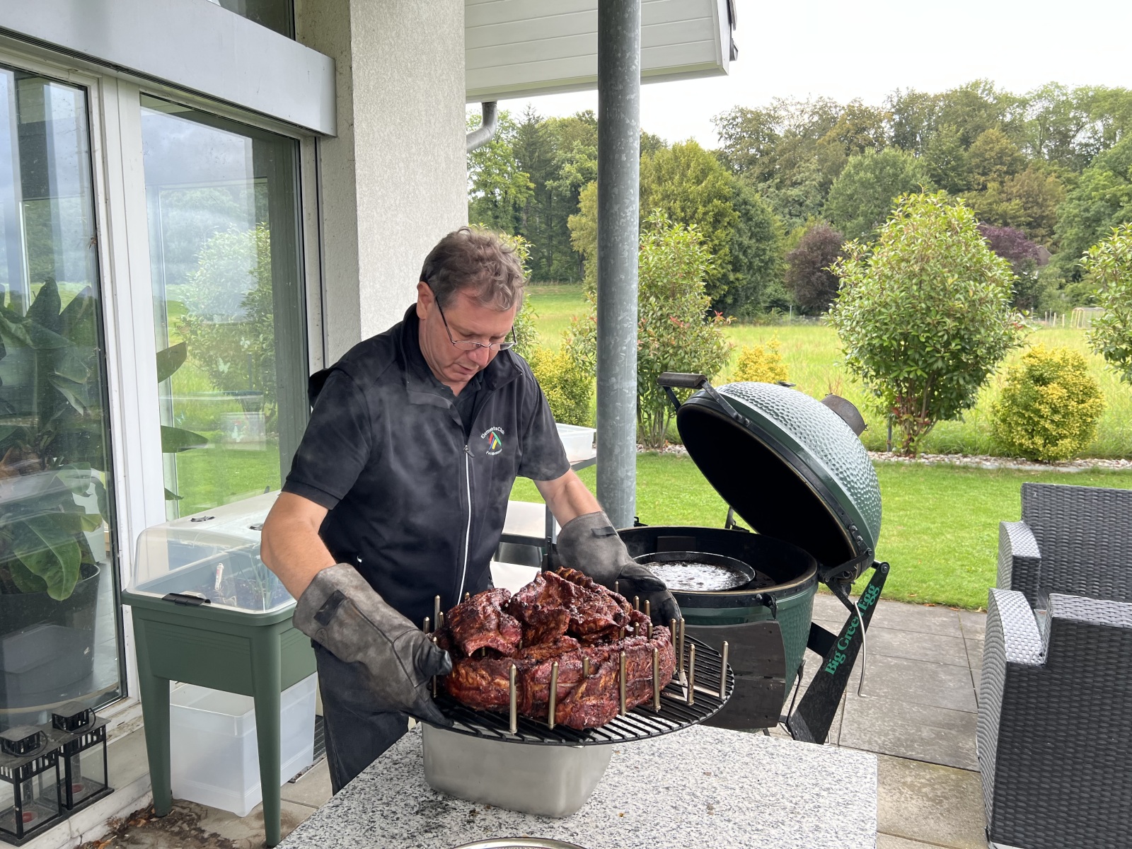 Im August gab es Spareribs mit Coleslaw Salat